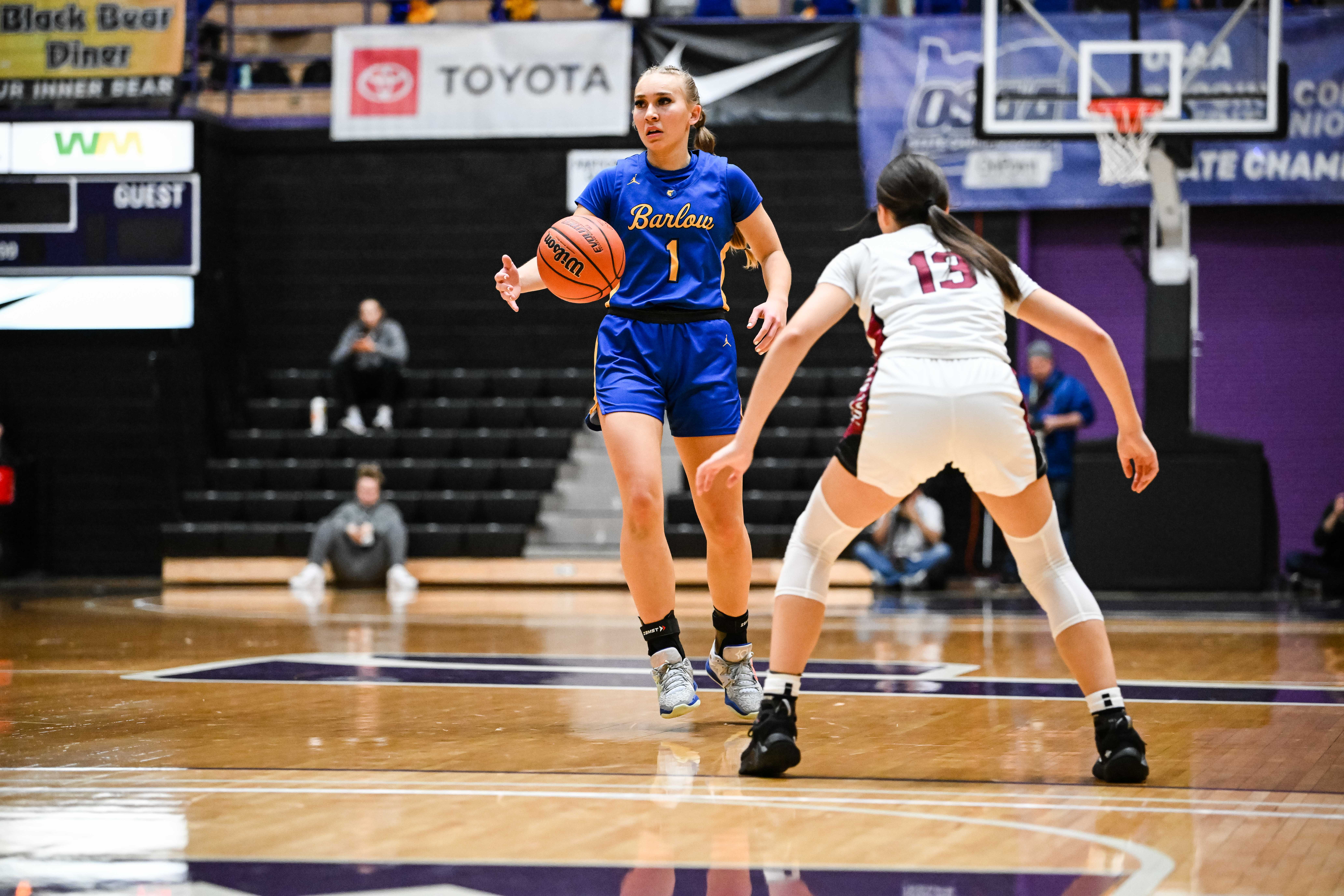 Barlow Tualatin 6A Oregon girls basketball quarterfinal Naji Saker -61